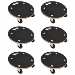 WÓZEK TRANSPORTOWY 6 SZT. SZARY SKLEJKA