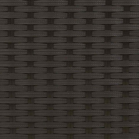 ŁAWKA OGRODOWA CZARNY 105X60X112CM STAL I POLIESTER