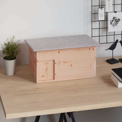 DOMEK DLA JEŻA OGRODOWY JODŁA XXL KARMNIK SCHRONISKO DACH WODOODPORNY MOCNY