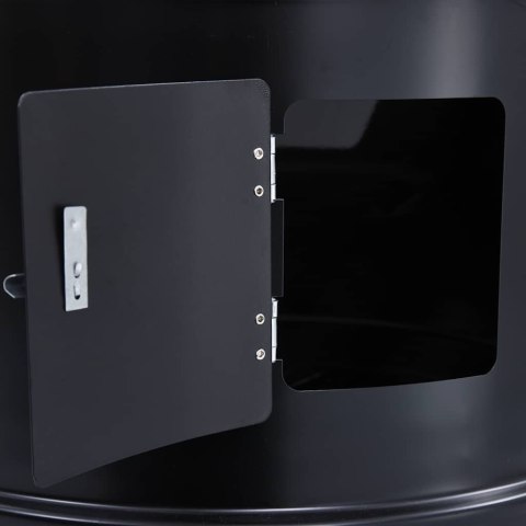 GRILL WĘGLOWY Z WĘDZARNIĄ 3-W-1 40X80CM