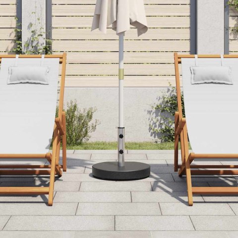 OKRĄGŁA PODSTAWA POD PARASOL GRANITOWA 28,5KG CZARNA