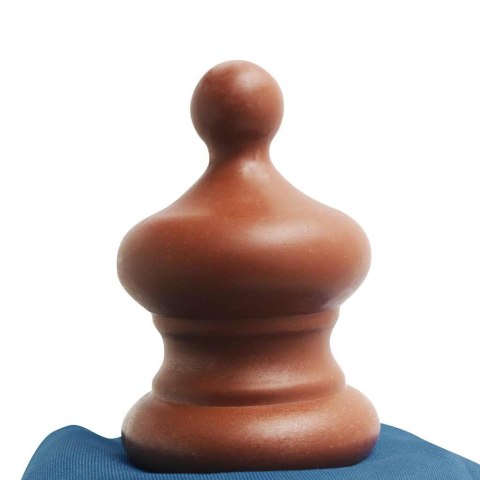 PARASOL OGRODOWY NA DREWNIANYM SŁUPKU 350CM NIEBIESKI