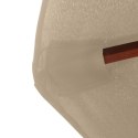 PARASOL OGRODOWY NA DREWNIANYM SŁUPKU 350CM TAUPE