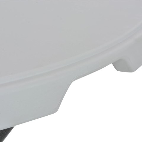 SKŁADANY STOLIK BAROWY BIAŁY 80X110CM HDPE
