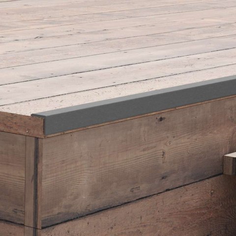 TARASOWE LISTWY KĄTOWE 5 SZT. WPC 170CM SZARE