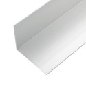 TARASOWE LISTWY KĄTOWE 5 SZT. ALUMINIUM 170CM SREBRNE
