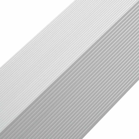 TARASOWE LISTWY KĄTOWE 5 SZT. ALUMINIUM 170CM SREBRNE