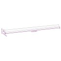 TARASOWE LISTWY KĄTOWE 5 SZT. ALUMINIUM 170CM SREBRNE