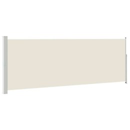 VidaXL Zwijana markiza boczna, 160 x 500 cm, kremowa