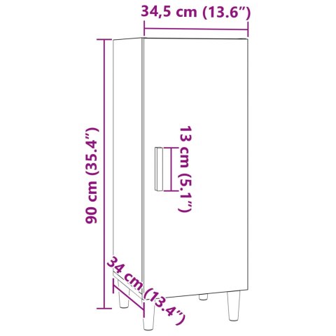 BUFET STARE DREWNO 34,5X34X90CM