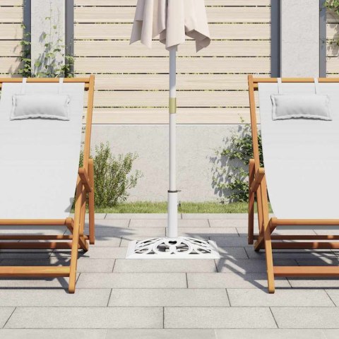 PODSTAWA POD PARASOL BIAŁA 12KG 49CM ŻELIWO