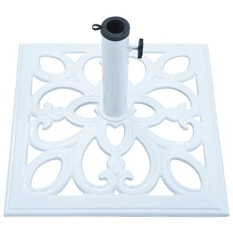 PODSTAWA POD PARASOL BIAŁA 12KG 49CM ŻELIWO