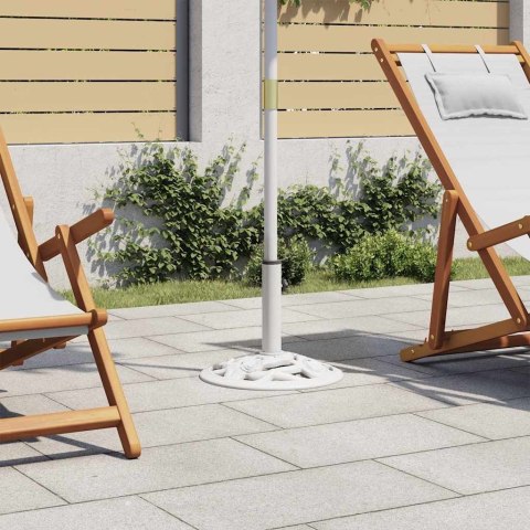 PODSTAWA POD PARASOL BIAŁA 9KG 40CM ŻELIWO