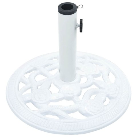 PODSTAWA POD PARASOL BIAŁA 9KG 40CM ŻELIWO