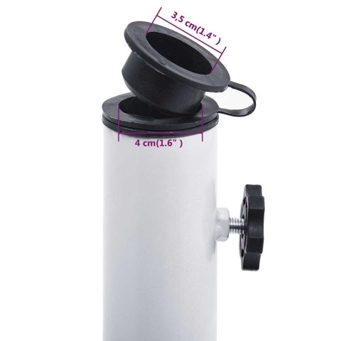 PODSTAWA POD PARASOL BIAŁA 9KG 40CM ŻELIWO