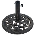 PODSTAWA POD PARASOL CZARNY I BRĄZ 9KG 40CM ŻELIWO