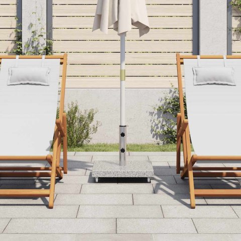 PODSTAWA POD PARASOL GRANITOWA 30KG KWADRATOWA SZARA