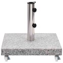PODSTAWA POD PARASOL GRANITOWA 30KG KWADRATOWA SZARA