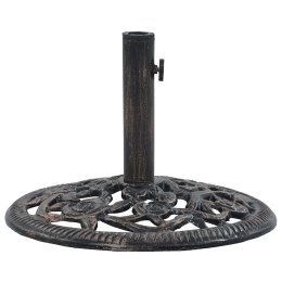 PODSTAWA POD PARASOL KOLOR BRĄZU 12KG 48CM ŻELIWO