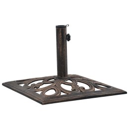 PODSTAWA POD PARASOL KOLOR BRĄZU 12KG 49CM ŻELIWO
