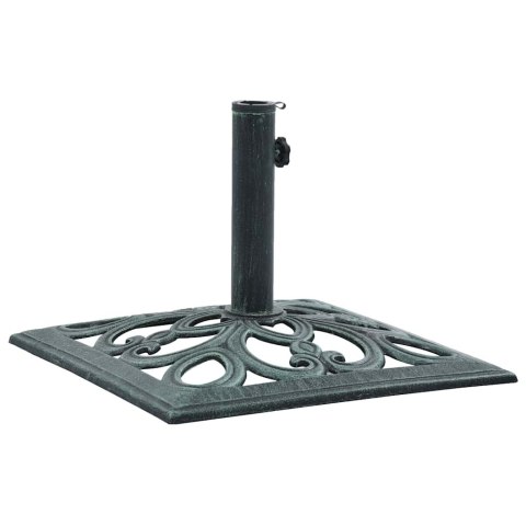 PODSTAWA POD PARASOL ZIELONA 12KG 49CM ŻELIWO