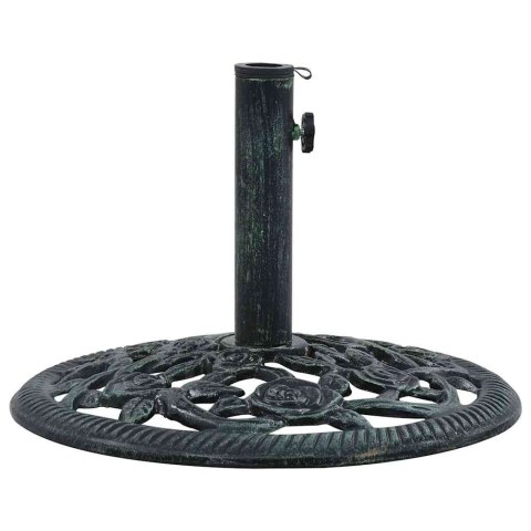 PODSTAWA POD PARASOL ZIELONA 9KG 40CM ŻELIWO