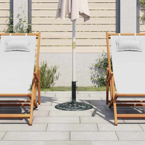 PODSTAWA POD PARASOL ZIELONA 9KG 40CM ŻELIWO