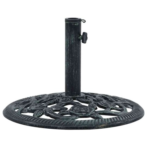 PODSTAWA POD PARASOL ZIELONA 9KG 40CM ŻELIWO