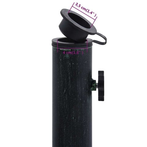 PODSTAWA POD PARASOL ZIELONA 9KG 40CM ŻELIWO