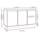 SZAFKA 111X34X60CM LITE DREWNO SOSNOWE