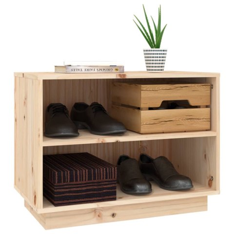 SZAFKA NA BUTY 60X34X45CM LITE DREWNO SOSNOWE