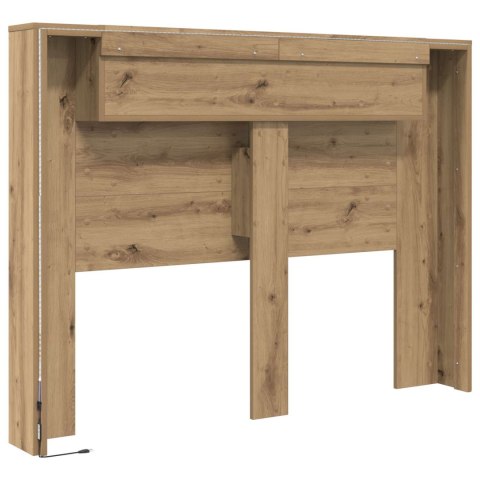 SZAFKA Z WEZGŁOWIEM Z LED ZE LED LIGHTS DĄB RZEMIEŚLNICZY