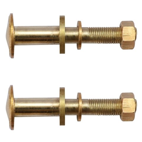 ZAPASOWE KÓŁKA DO LEŻAKA 2 SZT. LITE DREWNO TEKOWE