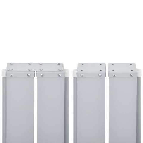 VidaXL Zwijana markiza boczna, antracytowa, 140 x 1000 cm