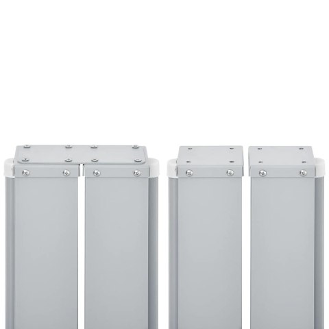 VidaXL Zwijana markiza boczna, czarna, 140 x 1000 cm