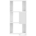 3-POZIOMOWY REGAŁ NAROŻNY BIAŁY 50X50X102CM