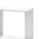 3-POZIOMOWY REGAŁ NAROŻNY BIAŁY 50X50X102CM