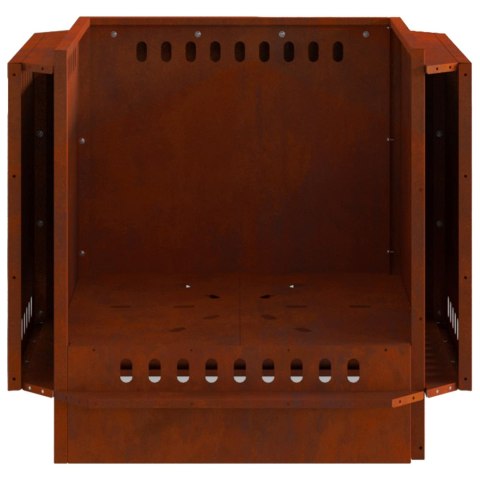 BEZDYMNY KOMINEK OGRODOWY BRĄZOWY 58X58X51CM