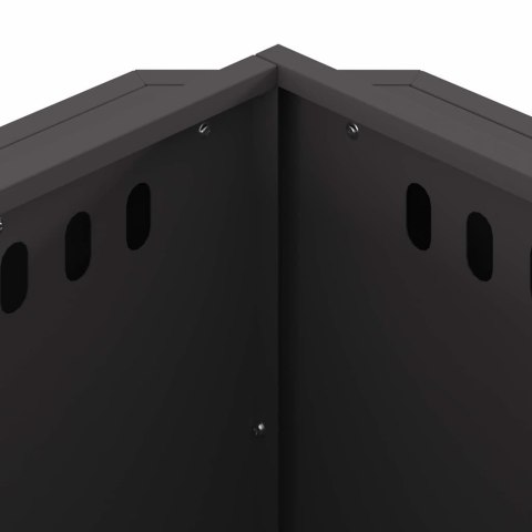 BEZDYMNY KOMINEK OGRODOWY CZARNY 58X58X51CM