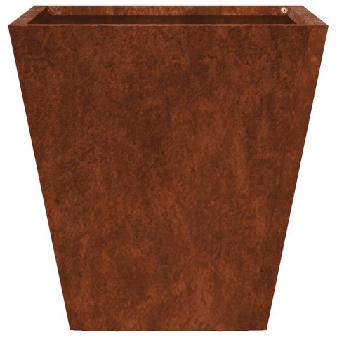 KWADRATOWA DONICZKA NA KWIATY 24 SZT. CZARNA 43X43X33.5CM