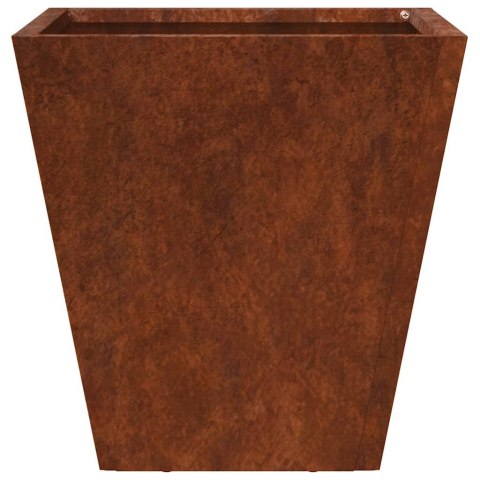 KWADRATOWA DONICZKA NA KWIATY 24 SZT. CZARNA 43X43X33.5CM
