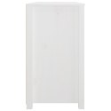 KOMODA BIAŁY 100X40X72CM LITE DREWNO SOSNOWE