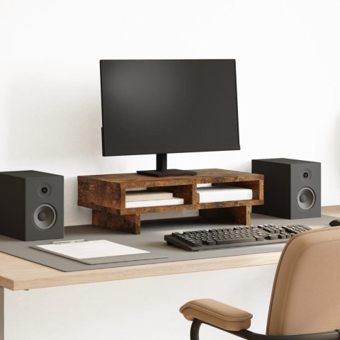 PODSTAWKA POD MONITOR PRZYDYMIONY DĄB 50X27X15CM
