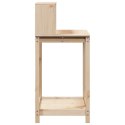 STOLIK OGRODNICZY Z PÓŁKAMI 82,5X50X109,5CM DREWNO SOSNOWE
