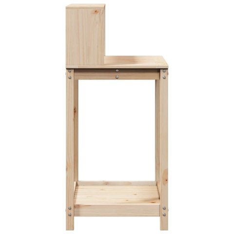 STOLIK OGRODNICZY Z PÓŁKAMI 82,5X50X109,5CM DREWNO SOSNOWE