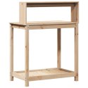 STOLIK OGRODNICZY Z PÓŁKAMI 82,5X50X109,5CM DREWNO SOSNOWE