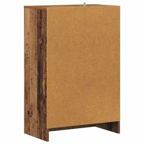 SZAFKA NA BUTY STARE DREWNO 60X35X92CM