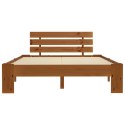 RAMA ŁÓŻKA MIODOWY BRĄZ LITE DREWNO SOSNOWE 120X 200CM