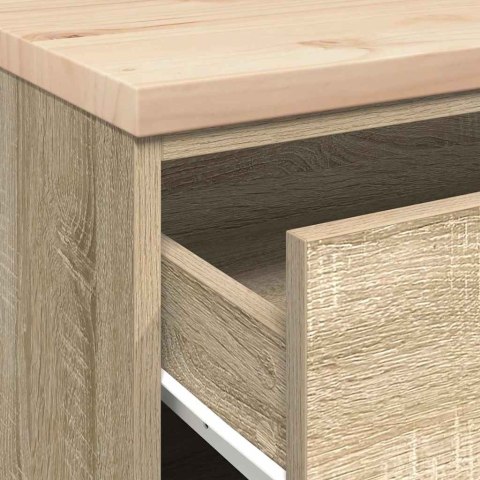 GARAŻOWA SZAFKA DO PRZECHOWYWANIA DĄB SONOMA 60X51X85CM