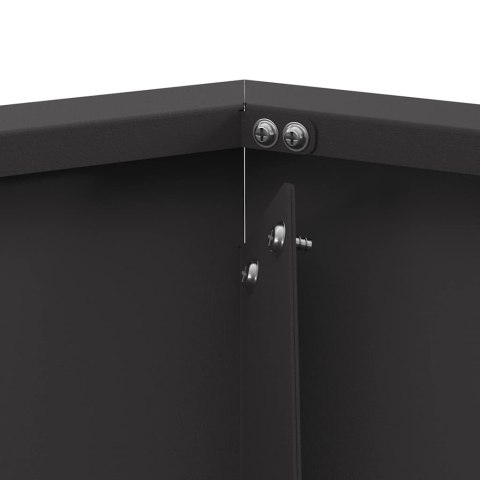 KOMINEK CZARNY 100X100X28CM STAL